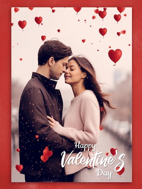 Poster zur feier des glücks valentinstags