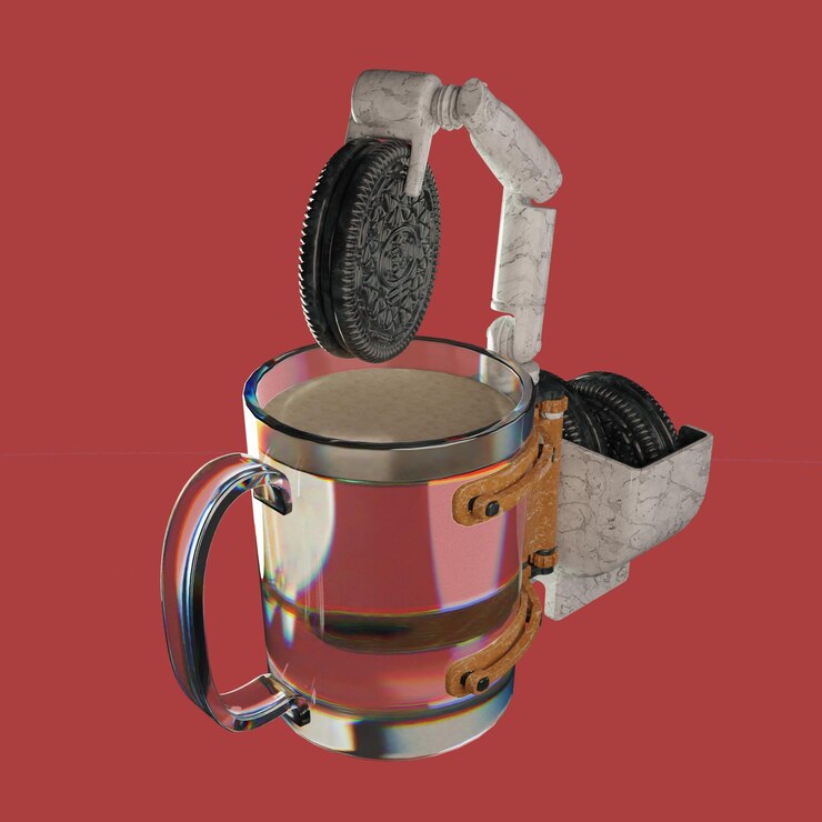 PSD pósters de conformación de objetos en 3d