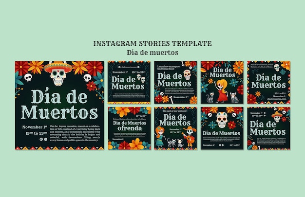 Des posts sur Instagram pour la célébration de la fête des morts