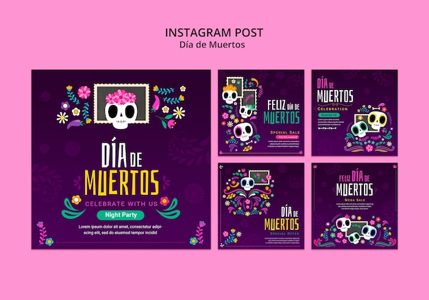 Des posts sur Instagram pour la célébration de la fête des morts