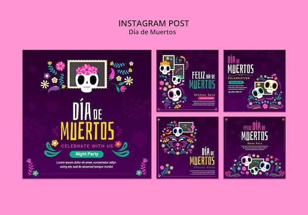 Des Posts Sur Instagram Pour La Célébration De La Fête Des Morts