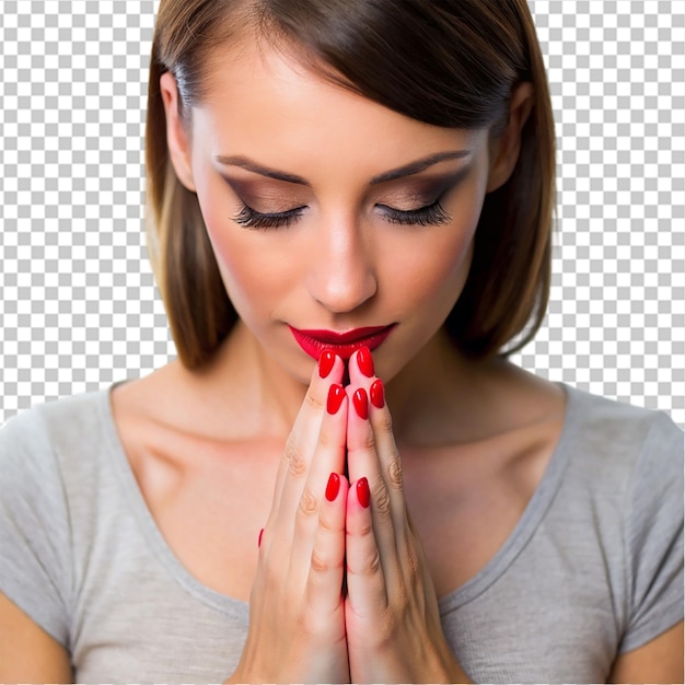 PSD une posture de prière féminine