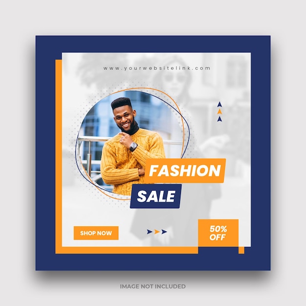 Postvorlage für den Social Fashion Sale Social Media