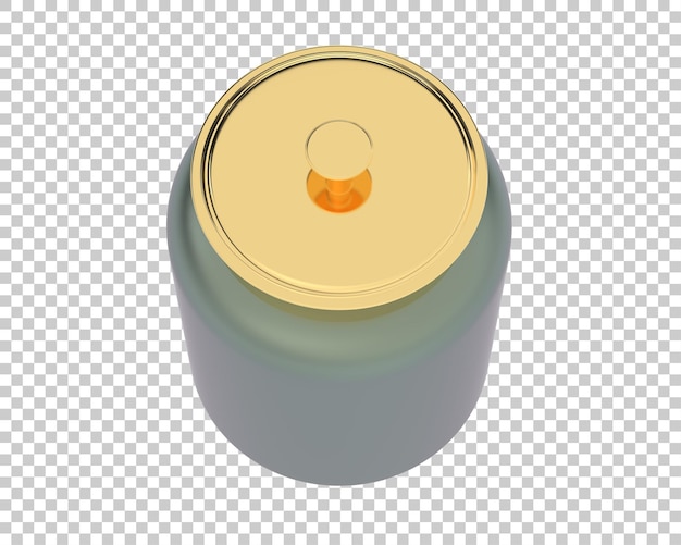 Pot sur fond transparent illustration de rendu 3d
