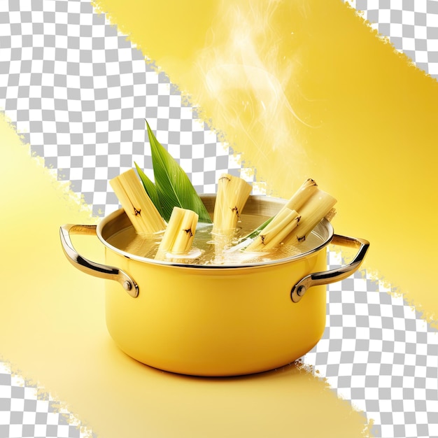 un pot jaune avec les mots " Cooking " dessus.