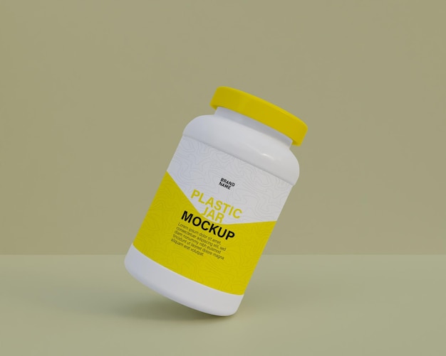 pot en plastique peut maquette