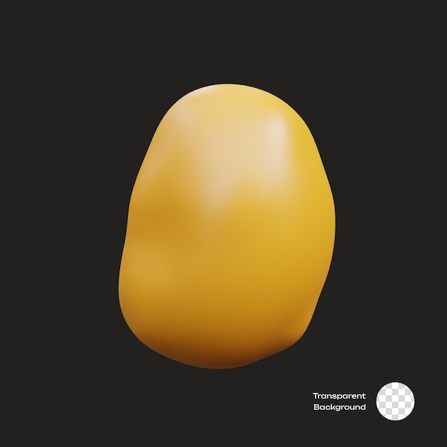 Potato Vegetables 3D Icon
