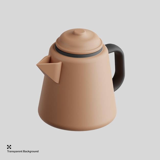 pote de café 3D