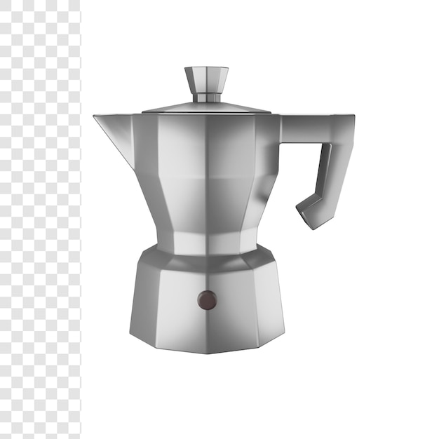 PSD pote de moka 3d