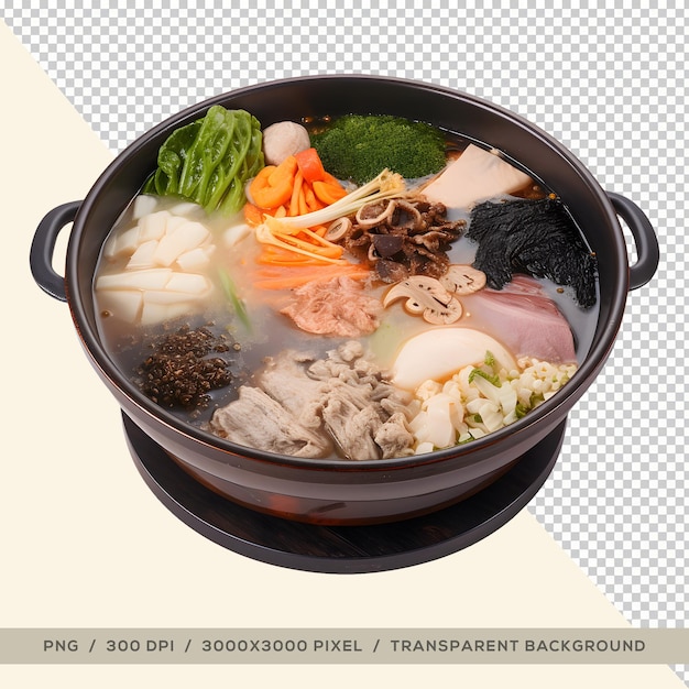 PSD potée japonaise nabe