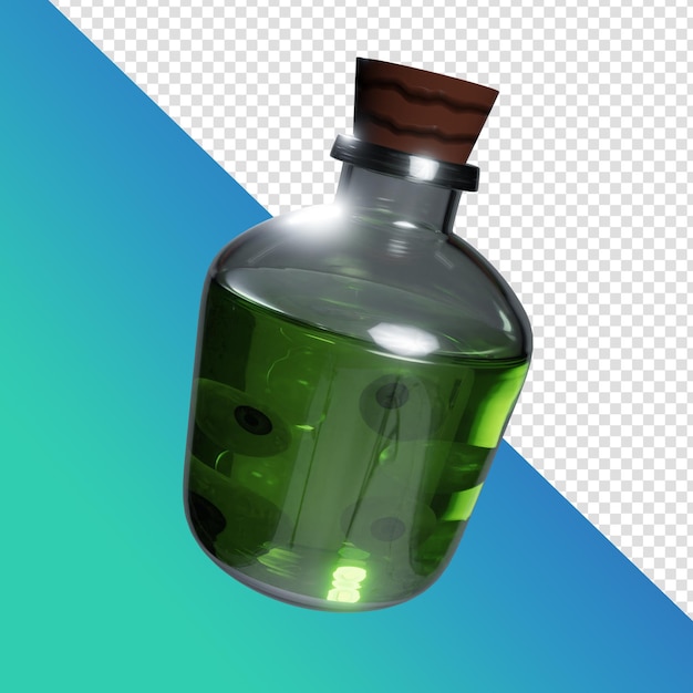 PSD potion avec l'icône 3d des yeux