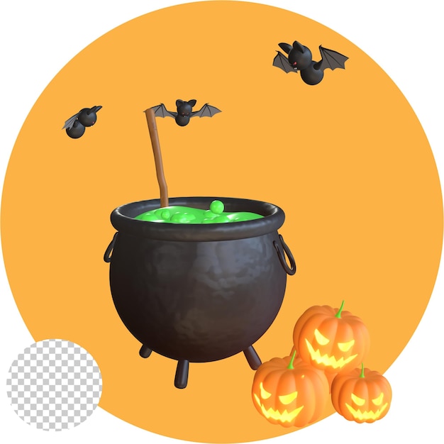 PSD potion d'illustration 3d