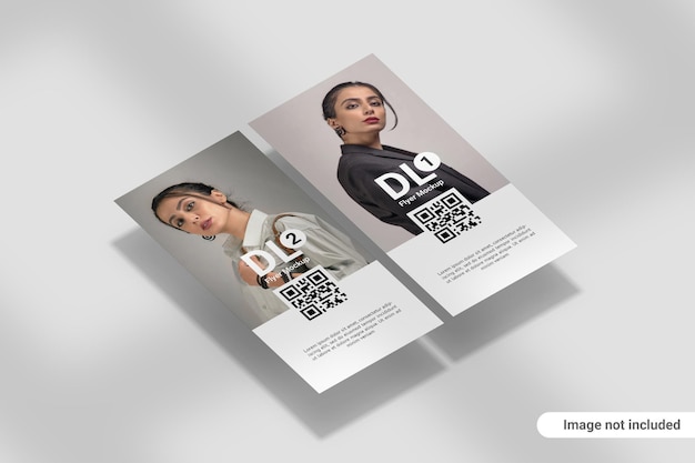 Potrait DL Flyer Mockup