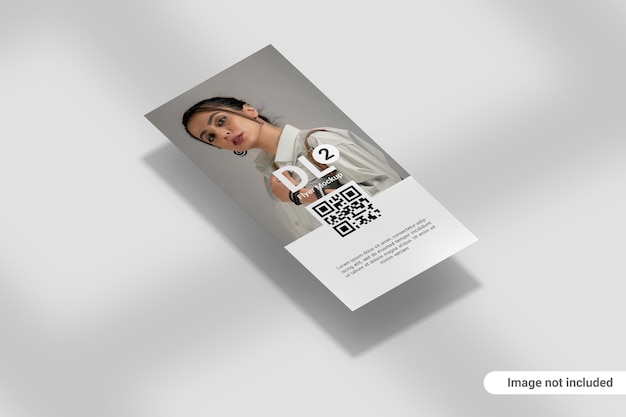 Potrait DL Flyer Mockup