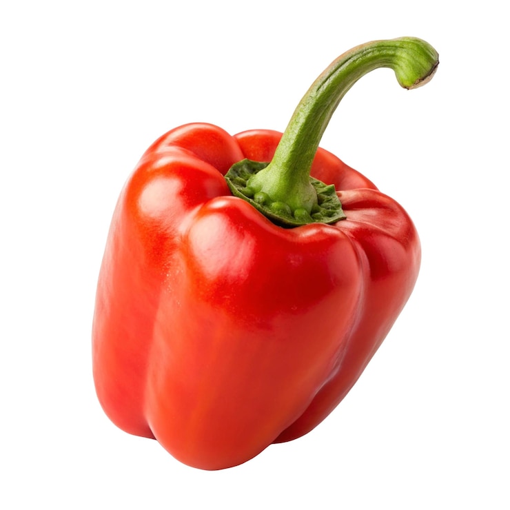 PSD poudre de paprika isolée sur fond blanc présentant une teinte rouge foncé et une riche saveur fumée