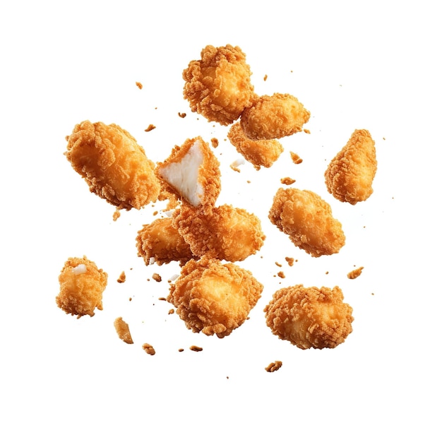 Poulet au pop-corn frit