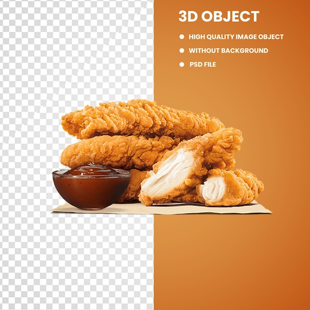 PSD poulet frit et sauce