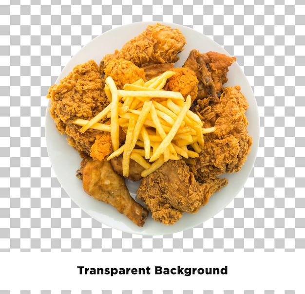 poulet avec frites