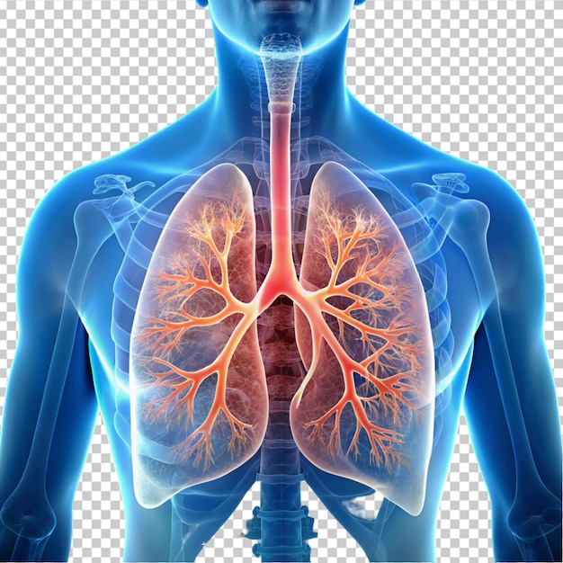 PSD poumons humains