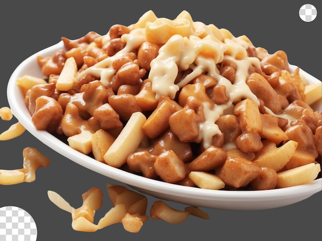 PSD poutine png transparente (en inglés)