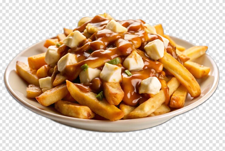 PSD poutine una sabrosa combinación de patatas fritas y queso