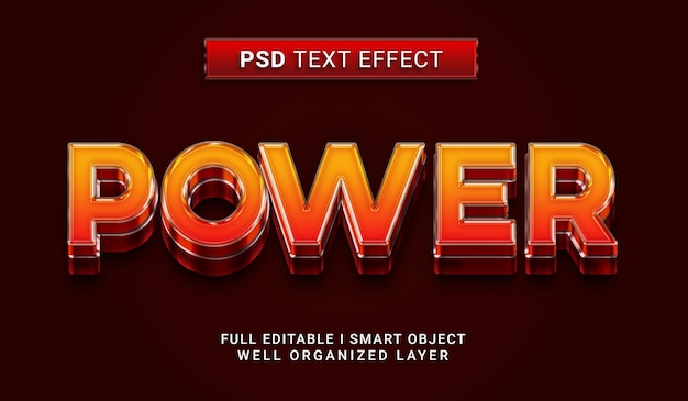 Power-PSD-Texteffekt