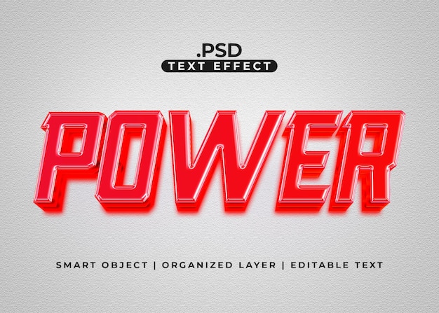 Power-text-effekt