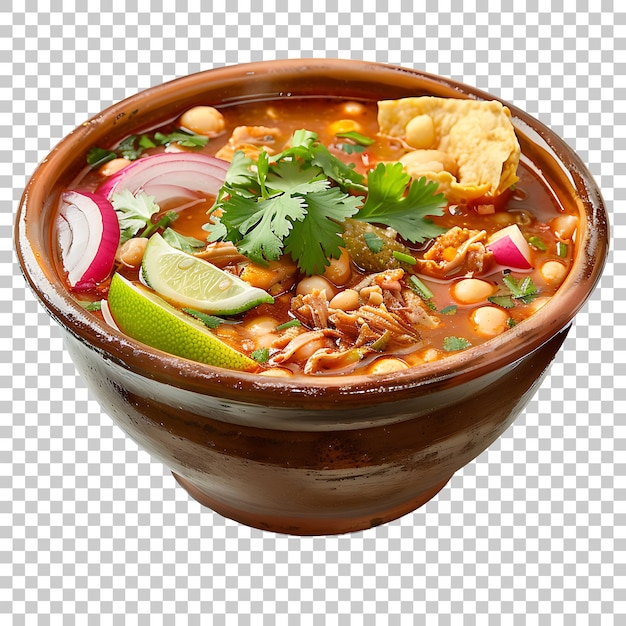 PSD pozole png avec un fond transparent