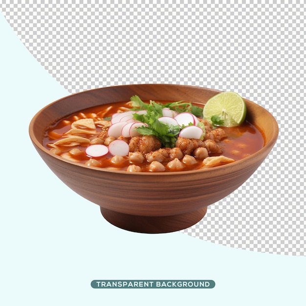 PSD pozole rojo comida mexicana