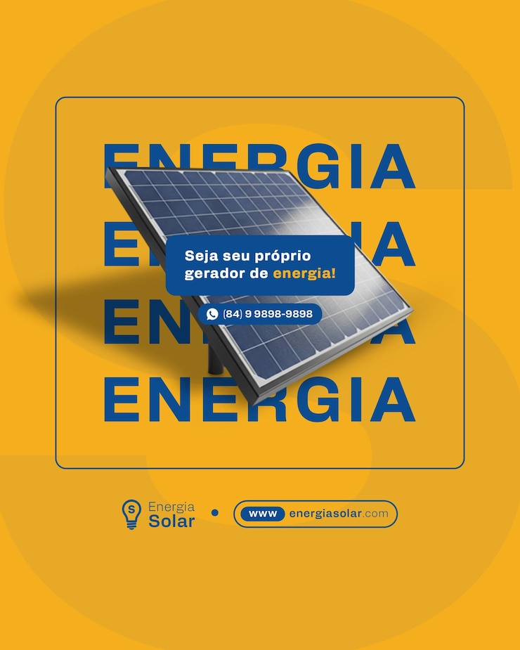 PSD pr suapria energia solar plantilla de la publicación editavel