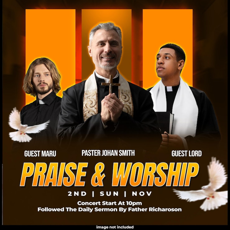 PSD praise  worship concert announcement