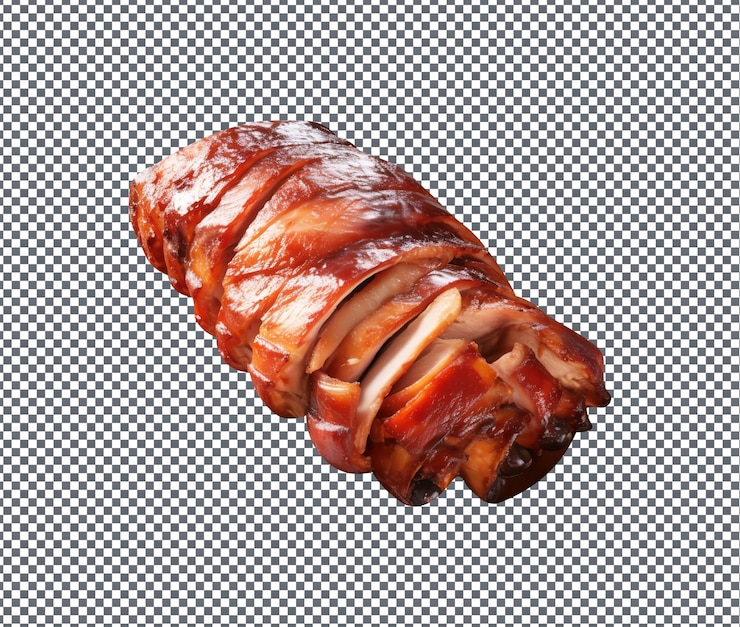 PSD prato filipino tão gostoso isolado em fundo transparente