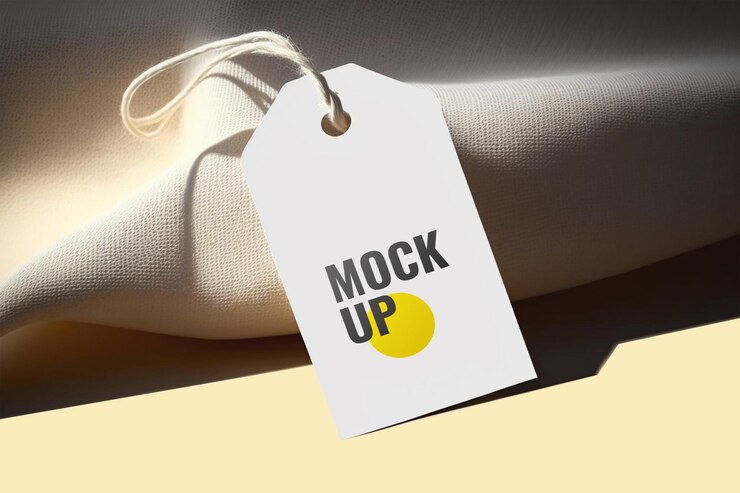 Preisschild-Branding-Logo-Mockup