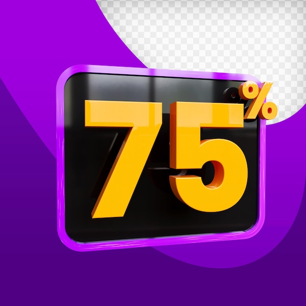 premio di rendering 3d percentuale