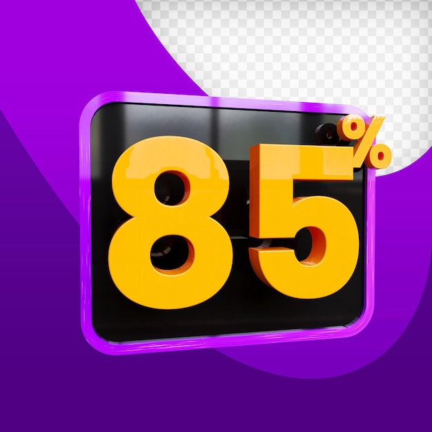 premio di rendering 3d percentuale