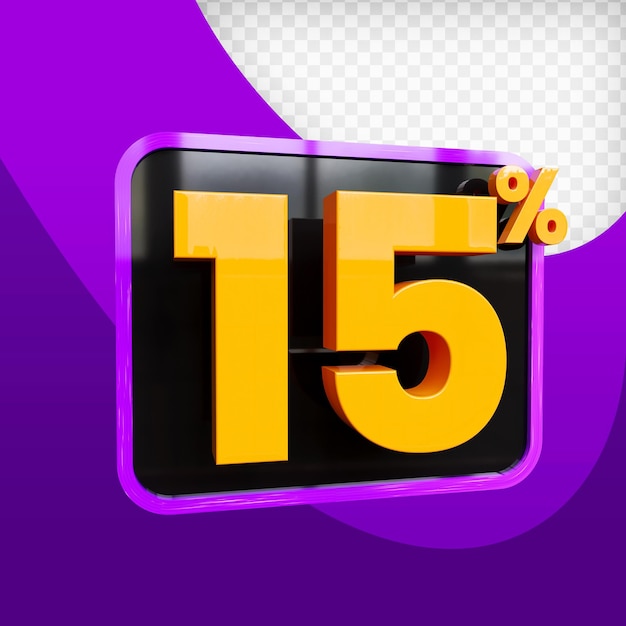 premio di rendering 3d percentuale