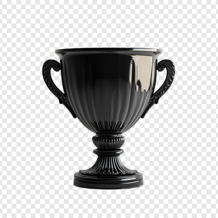 PSD prémio do troféu negro elegante prémio ganhador