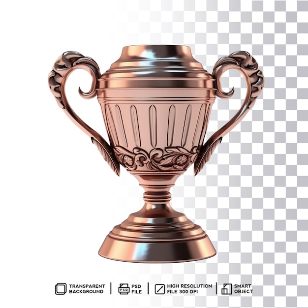 PSD prêmio troféu brilhante premium psd