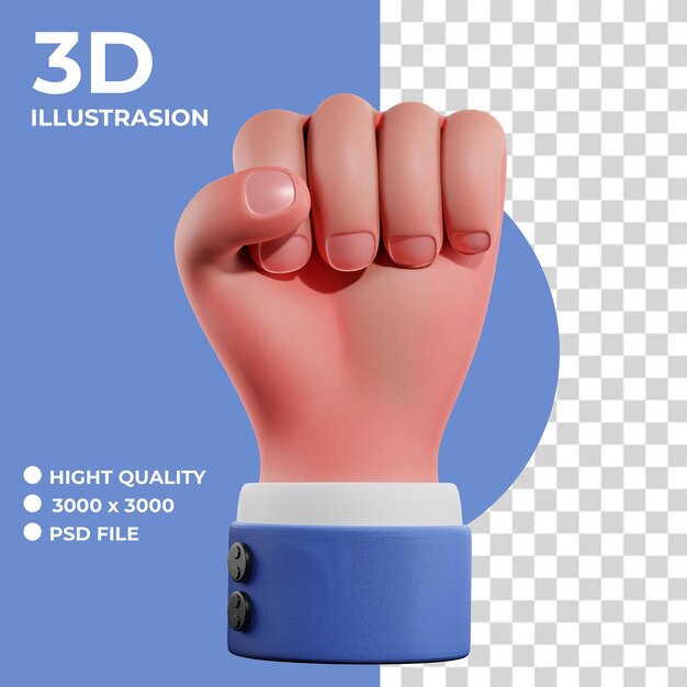 Premium 3D Icon Hände