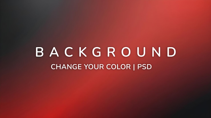 PSD premium abstract black red gradient background