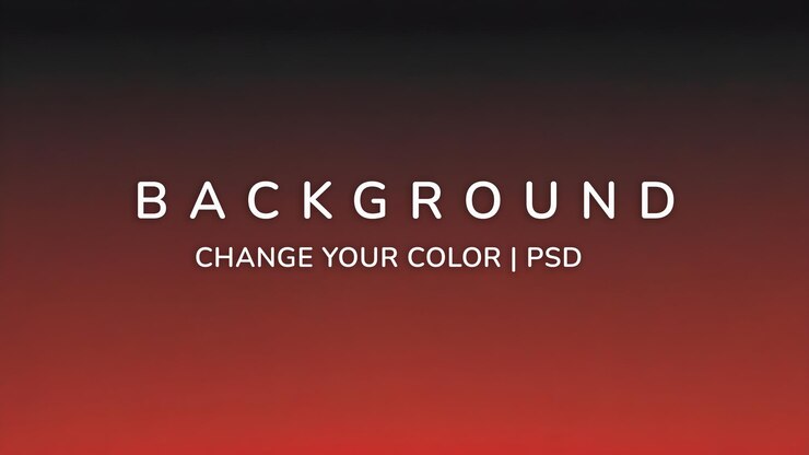 PSD premium abstract black red gradient background
