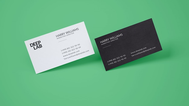 Premium business card mockup psd