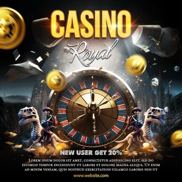 Premium casino psd design vibrant amp imágenes editables para su proyecto