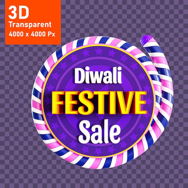 PSD premium-diwali-verkaufslogo 3d-diwali-festverkauf diwali-verkaufseinheit diwali-logo diwali-feiern