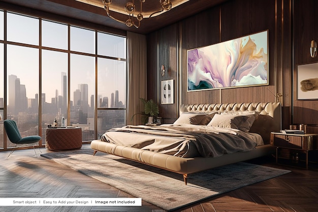 Premium Home Interior frames Mockup Premium Bedroom Frames Mockup Premium Frames Mockup Premium