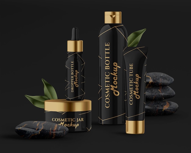 Premium-Kosmetikprodukte-Mockup