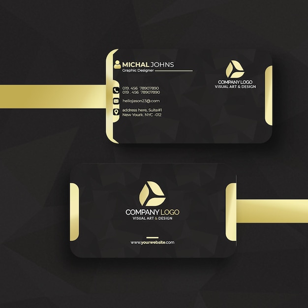 Premium Matam goldene Visitenkarte