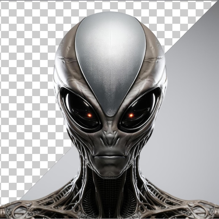 PSD premium of realistic photographic xenologist _ s alien artifact the alien