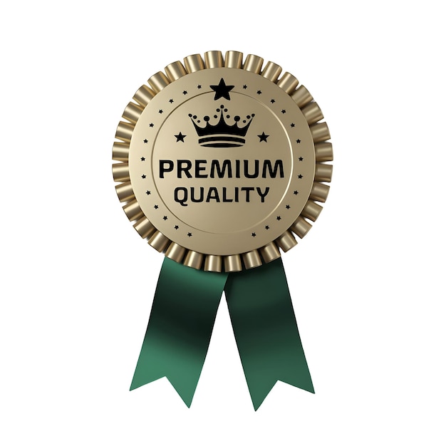 Premium Quality Gold Award mit Band
