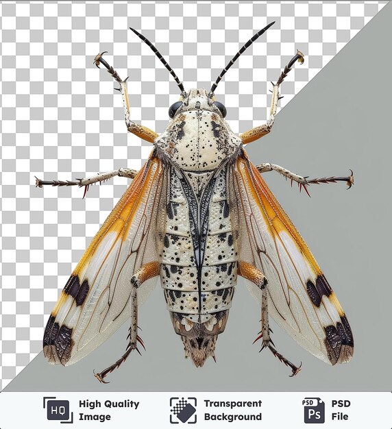 PSD premium von realistischen fotografischen insektenkollektionen von entomologist_s